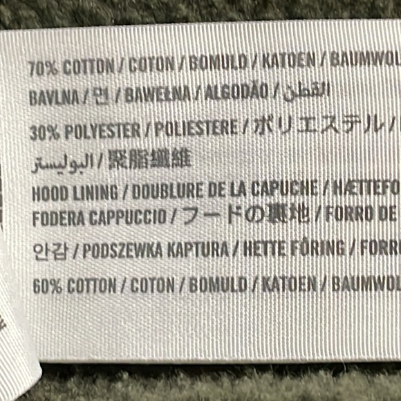 Hollister Men’s Size Medium Green Camo Logo Full Zipper 2 Front Pockets - Picture 12 of 12